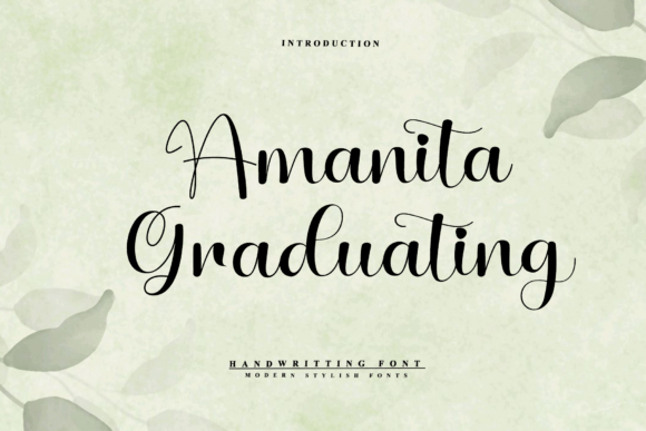 Amanita Graduating: A Graceful Script Font for Makers