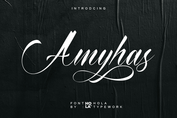 Amyhas Font: Elevate Your Brand Identity