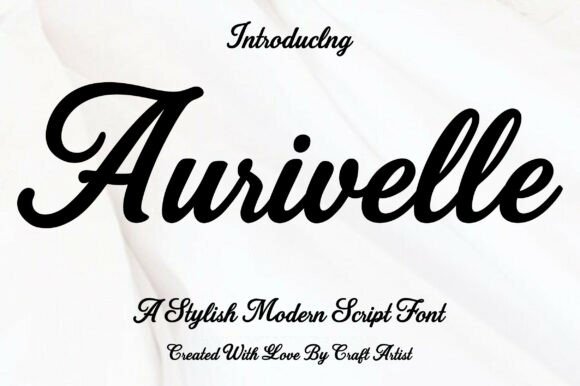 Aurivelle: The Script Font for Elegant Branding