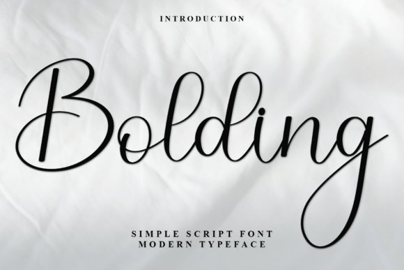 Bolding Typeface for Elegant Brand Design