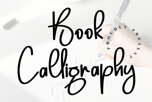 Book Calligraphy Font for Elegant Digital Branding