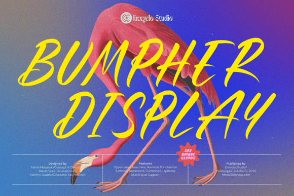 Bumpher: A Bold Script Font for Web Design