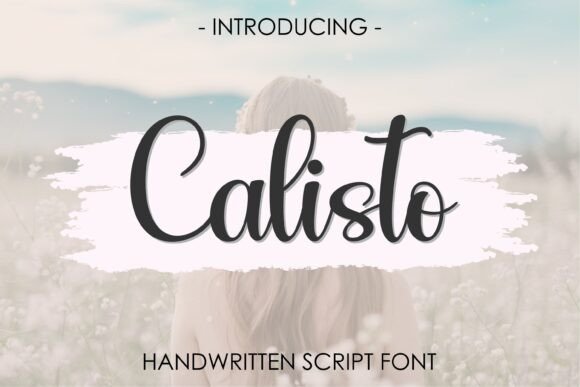 Calisto Script Font for Elegant Handmade Designs