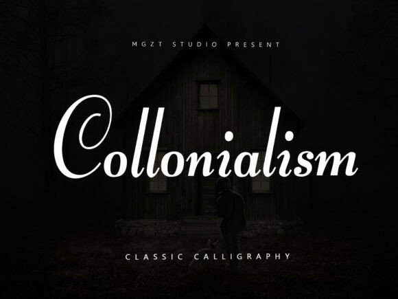 Collonialism Typeface for Elegant Brand Design