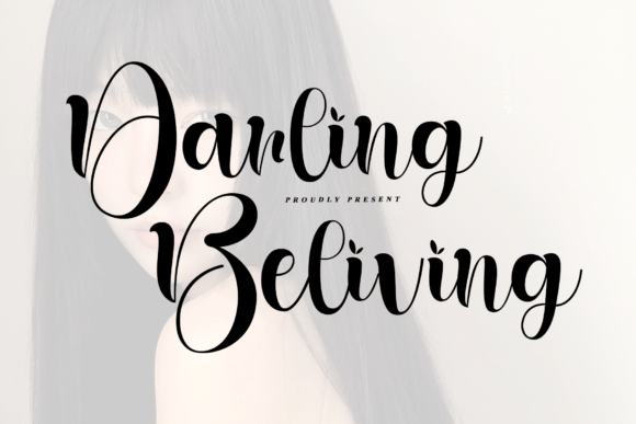 Darling Beliving Font for Editorial Design