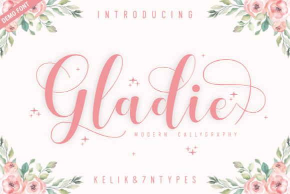 Gladie Demo Typeface for Editorial Design