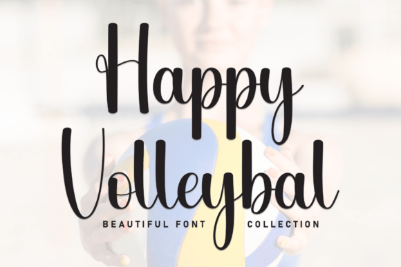 Happy Volleybal Font for Warm Brand Identity