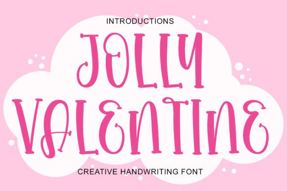 Jolly Valentine Script Font for Crafters