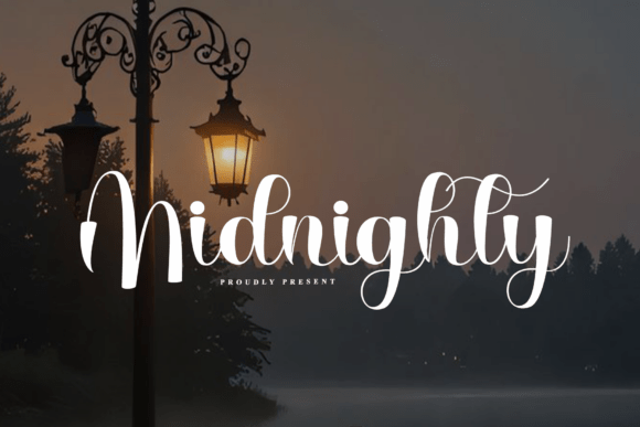 Midnighty Typeface for Elegant Editorial Design