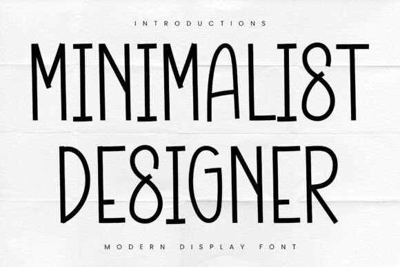 Minimalist Designer Font for Campaign Clarity