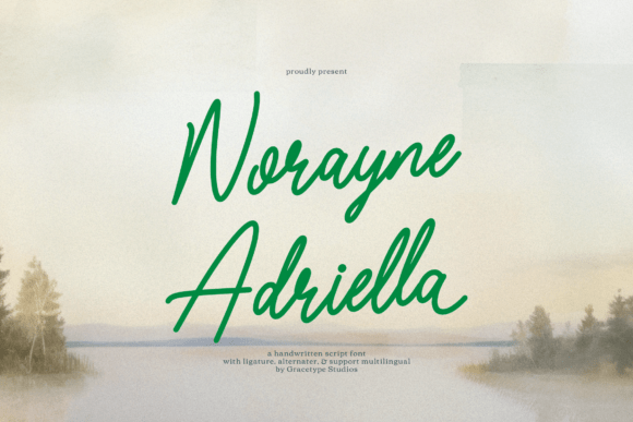 Norayne Adriella Font Review for Makers