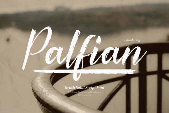 Palfian Font for Authentic Small Business Branding