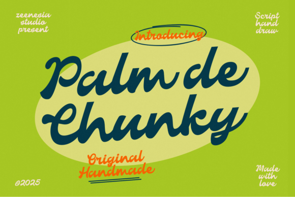 Palmdechunky: The Bold Script Font for Marketers