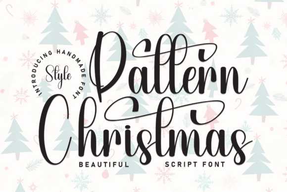 Pattern Christmas: Elegant Script Font Review