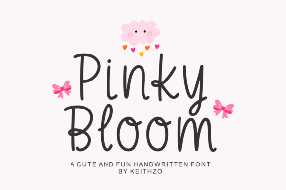 Pinky Bloom Font for Handmade Branding