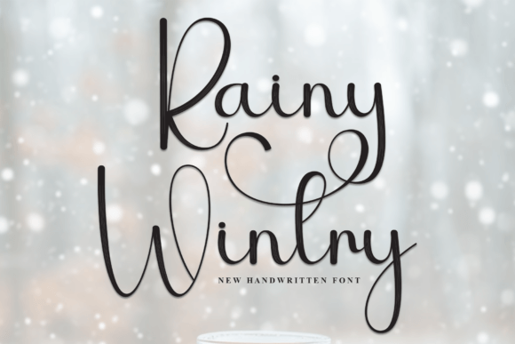 Rainy Wintry: A Stylish Script Font for Elegant Branding