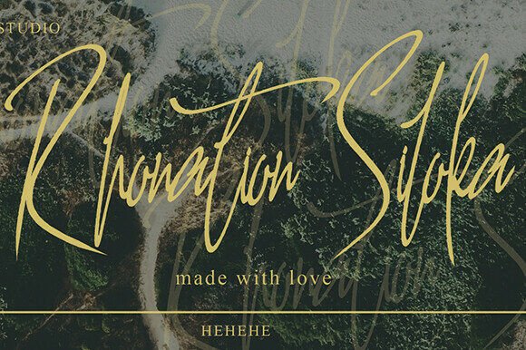 Rhonation Syloka: A Dynamic Script Font for Makers