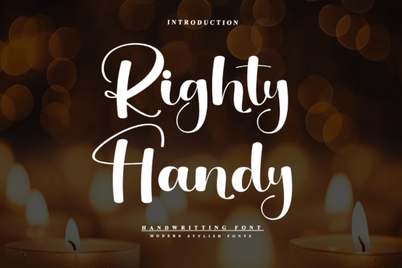 Righty Handy Font Review for Modern Branding