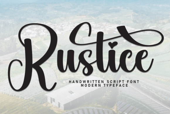 Rustice Font: Elegant Script for Handmade Brands