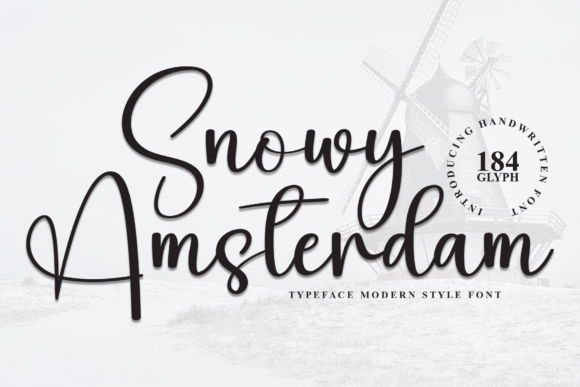 Snowy Amsterdam Font for Elegant Branding