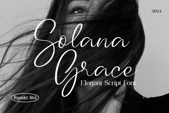 Solana Grace: Elevate Your Brand with Elegant Script Fonts