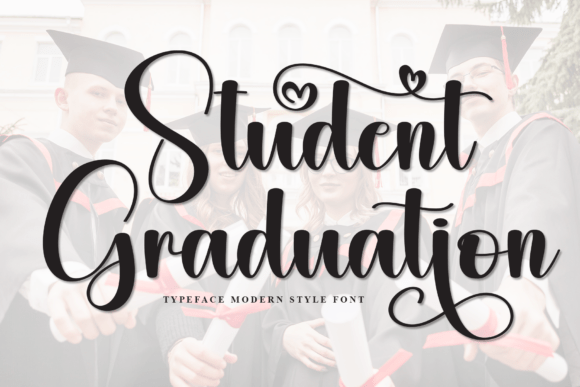 Student Graduation Font for Modern Digital Branding