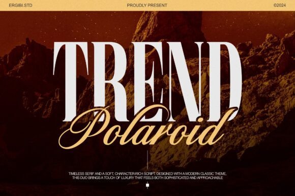 Trend Polaroid Font for Modern Branding