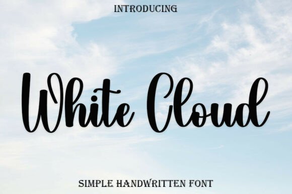 White Cloud: The Handwritten Font for Authentic Brands