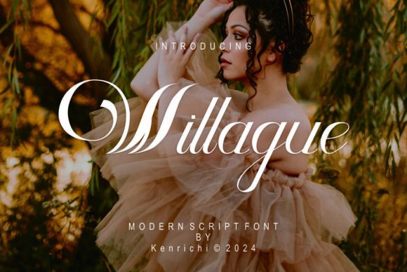 Willague: The Magical Script Font for Makers