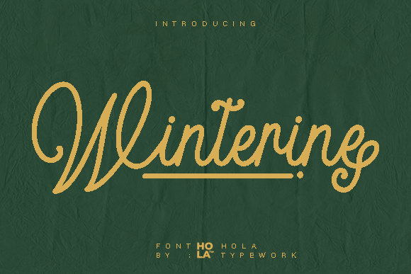 Winterine Font: Elevate Digital Branding