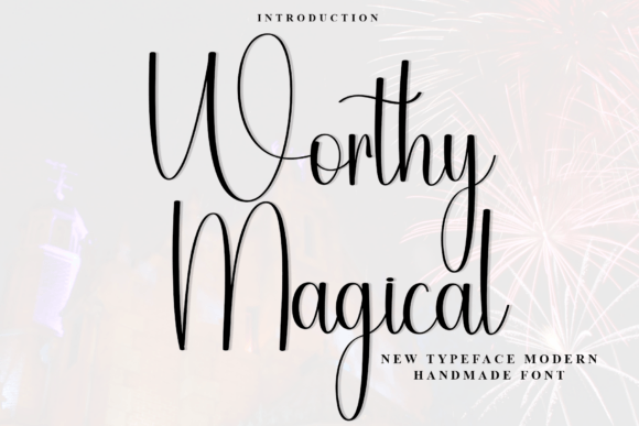 Worthy Magical Font for Elegant Branding